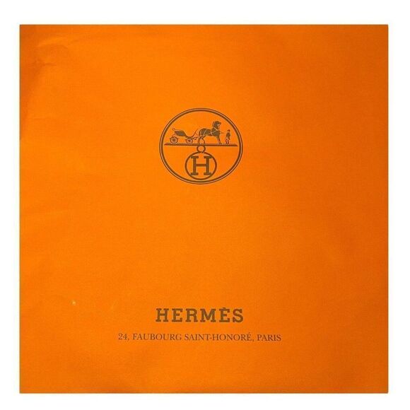 Hermes Extra Large Empty Gift Bag 23.5”x19”x7.5” Shopping Birkin 25 30 Shopping - Picture 2 of 8